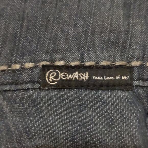 Rewash Wide Leg Flare Bottom … 5 - Picture 5 of 7